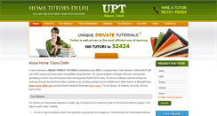 Desktop Screenshot of hometutorsdelhi.com